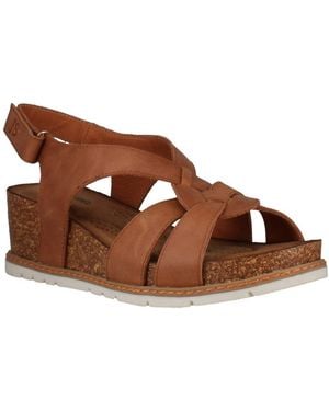 Josef Seibel Eden 02 Wedge Sandals - Brown