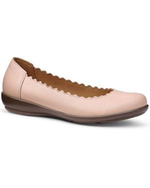 Hotter Eider Ballet Court Shoes - Pink