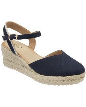 Lotus Bronya Espadrille Wedges - Blue