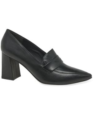 Paul Green Paul Livia High Cut Court Shoes Leather - Black