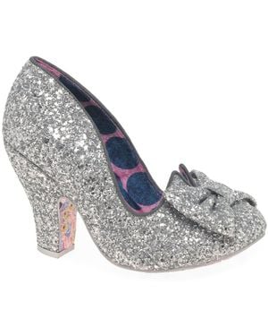 Irregular Choice Nick Of Time Wide Fit Court Shoes - Blue