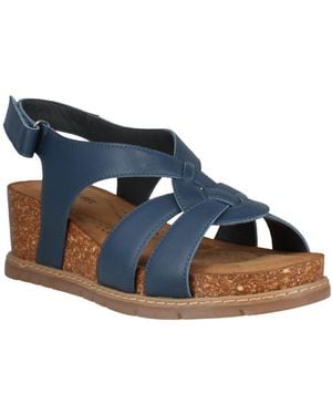 Josef Seibel Eden 02 Wedge Sandals - Blue