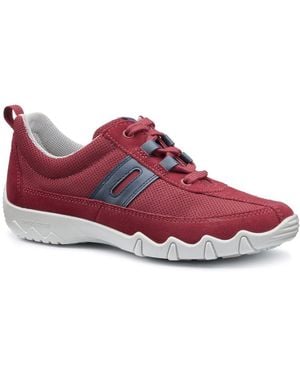 Hotter Leanne Ii Wide Trainers - Red