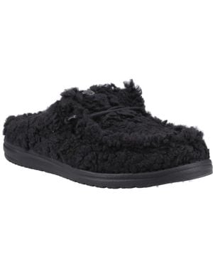 HEYDUDE Wally Slippers - Black