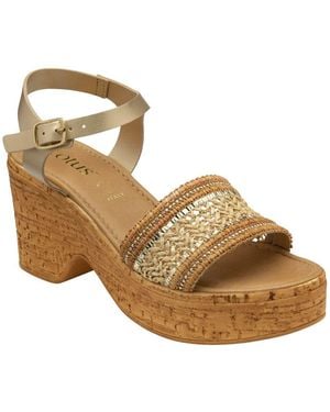 Lotus Chelsia Heeled Sandals - Brown