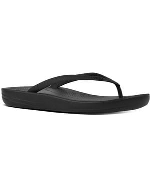 Fitflop Iqushion Ergonomic Flip-Flops - Black