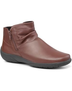 Hotter Murmur Ankle Boots - Brown