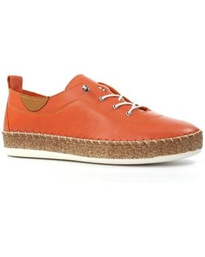 Lunar (GRS) Evie Plimsoll Trainers - Red