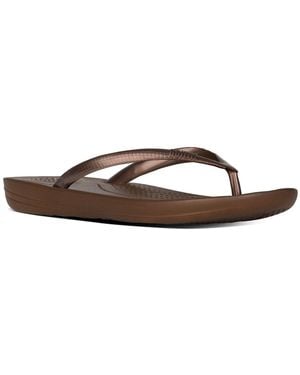 Fitflop Iqushion Ergonomic Flip-Flops - Brown