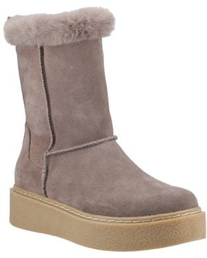 Hush Puppies Becca Calf Boots - Brown