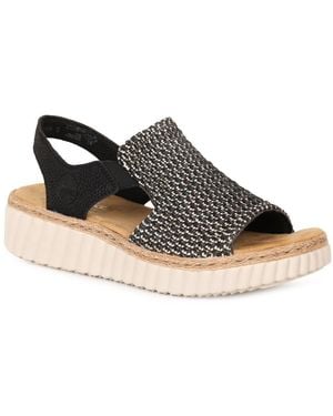 Rieker Cuba Sandals - Black