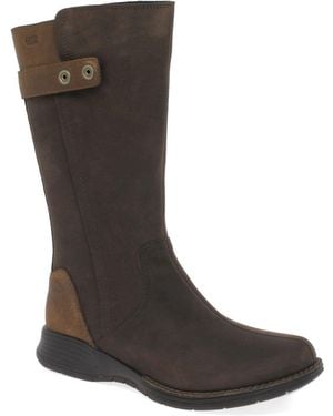 Merrell Travvy Tall Womens Waterproof Calf Length Boots - Brown
