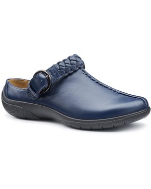Hotter Magical Wide Fit Mules - Blue