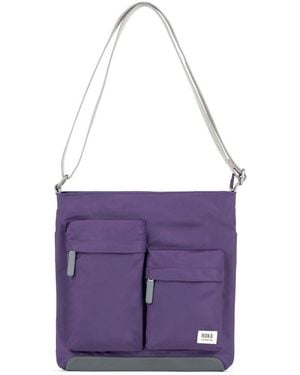 Roka Kennington M Pocket Shoulder Bag - Purple