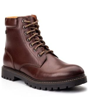 Base London Nickel 7 Eyelet Boots - Brown