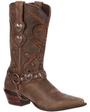 Durango Crush Heartbreaker Mid Western Boots - Brown