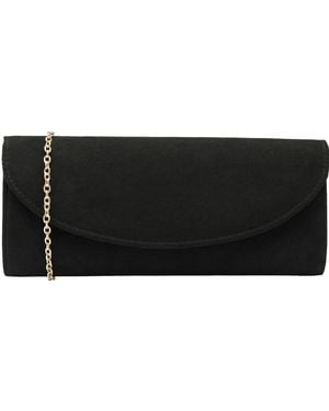 Lotus Claire Clutch Bag - Black