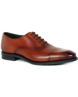 Loake Phoenix Formal Toe Cap Shoes - Brown