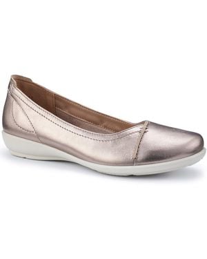 Hotter Robyn Ii Wide Fit Court Shoes - Grey