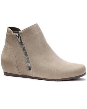 Hotter Avebury Wide Fit Ankle Boots - Grey