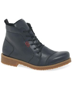 Rieker Direction Ankle Boots - Blue