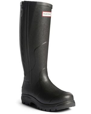 HUNTER Balmoral Mk Ii Zip Wellingtons - Black