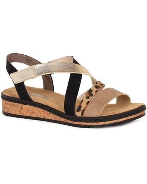 Rieker Kaz Sandals - Brown