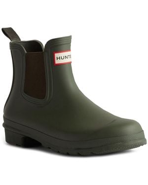 HUNTER Original Chelsea Wellingtons - Green