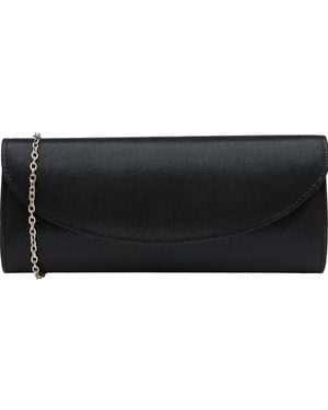 Lotus Claire Clutch Bag - Black