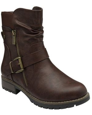 Lotus Tulia Wide Fit Calf Boots - Brown