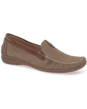 Gabor California Sporty Moccasins - Brown