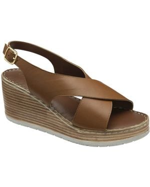 Ravel Branton Wedge Sandals - Brown