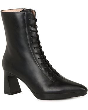 Hispanitas Atlanta Lace Up Ankle Boots - Black
