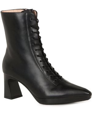Hispanitas Atlanta Lace Up Ankle Boots - Black