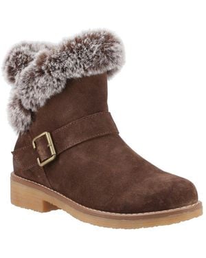 Hush Puppies Hannah Boots - Brown