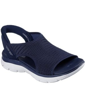 Skechers Summits Sweetly Evolved Textile Sandals - Blue