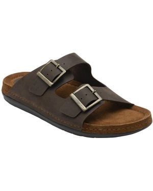 Lotus St Ives Mule Sandals - Brown