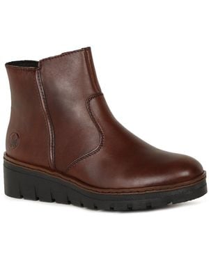 Rieker Capital Ankle Boots - Brown