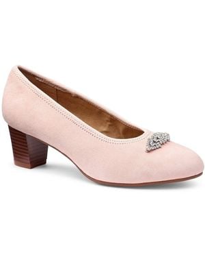 Hotter Strut Court Shoes - Pink
