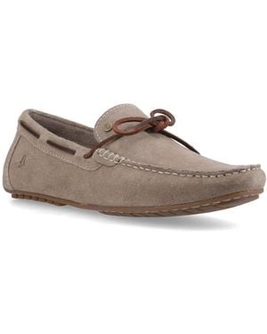 Hush Puppies Reuben Boat Shoes Suede - Brown