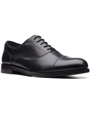 Clarks Craftdean Cap Formal Shoes - Black