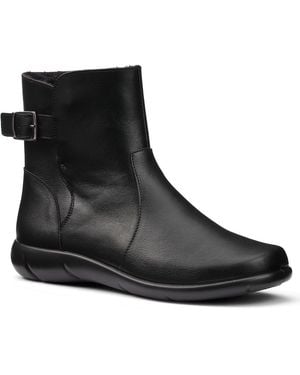 Hotter Rustle Wide Fit Ankle Boots - Black