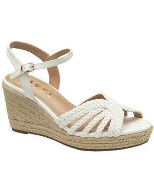 Ravel Grundy Wedge Sandals - White