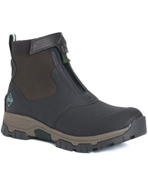 Muck Boot Apex Mid Zip Short Wellingtons - Grey