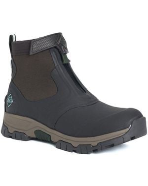Muck Boot Apex Mid Zip Short Wellingtons - Grey