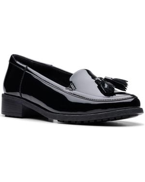 Clarks Havisham Edge Tassel Loafers - Black