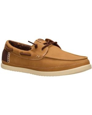 HEYDUDE Harbour Low Boat Shoes - Brown