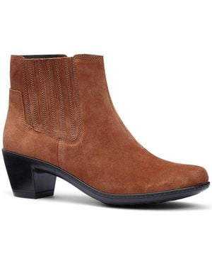 Hotter Aldine Ankle Boots - Brown