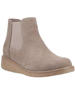 Hush Puppies Leonie Suede Boots - Grey