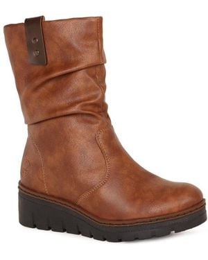 Rieker Croft Ankle Boots - Brown